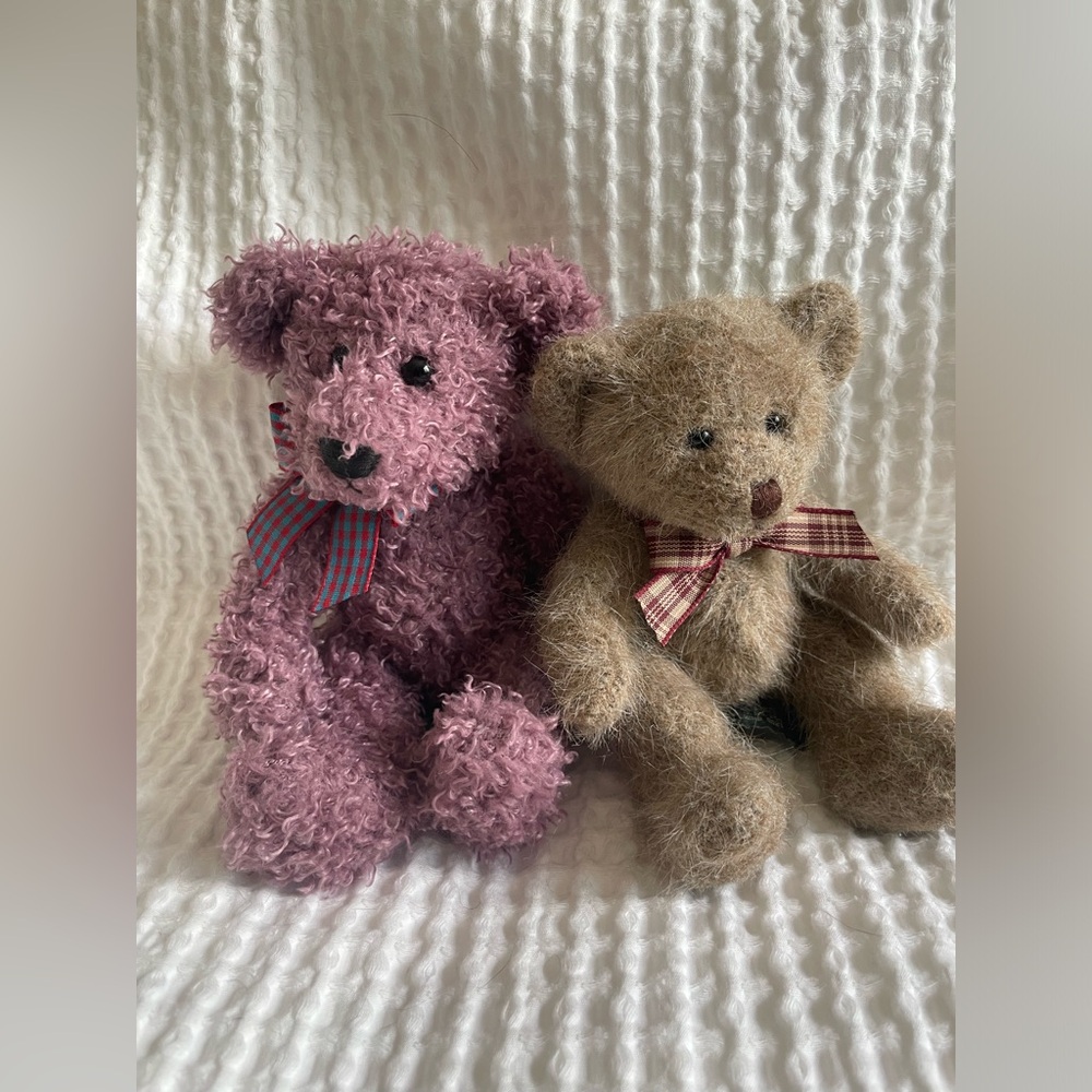 Russ stuffed bears, two